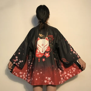 Womens tops and blouses 2020 harajuku kawaii shirt Japanese streetwear outfit kimono cardigan female yukata blouse women AZ004